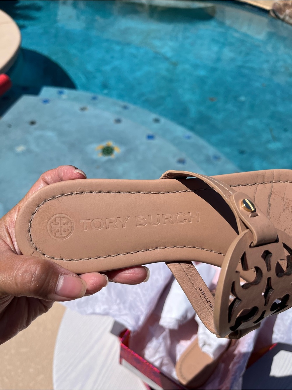 Tory Burch Miller Light Make Up Sandals-Calf Leather - Picture 13 of 16